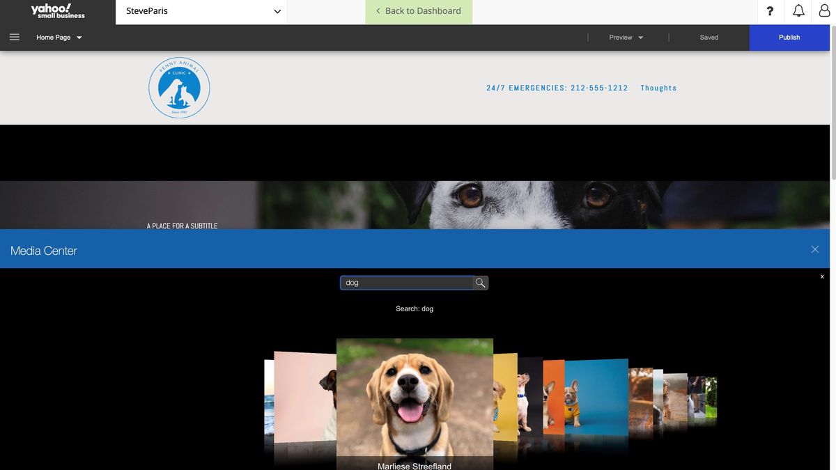 Yahoo Website Builder