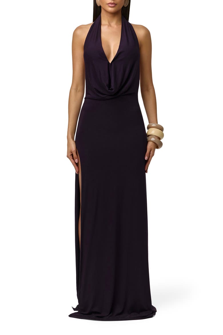 Smooth Halter Maxi Dress