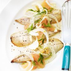 Grilled Mackerel with Pink Grapefruit-summer meals-woman and home