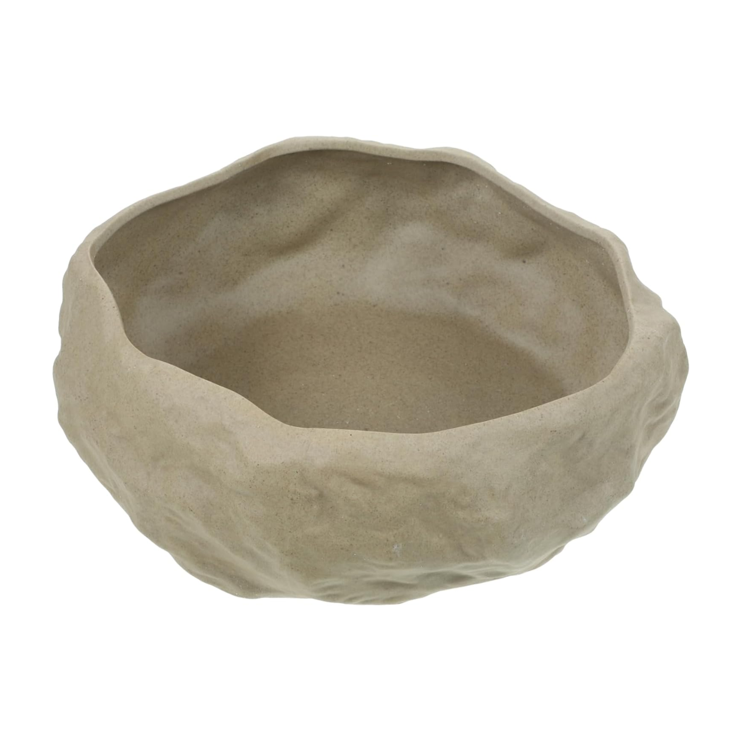 A textured ceramic daffodil bowl