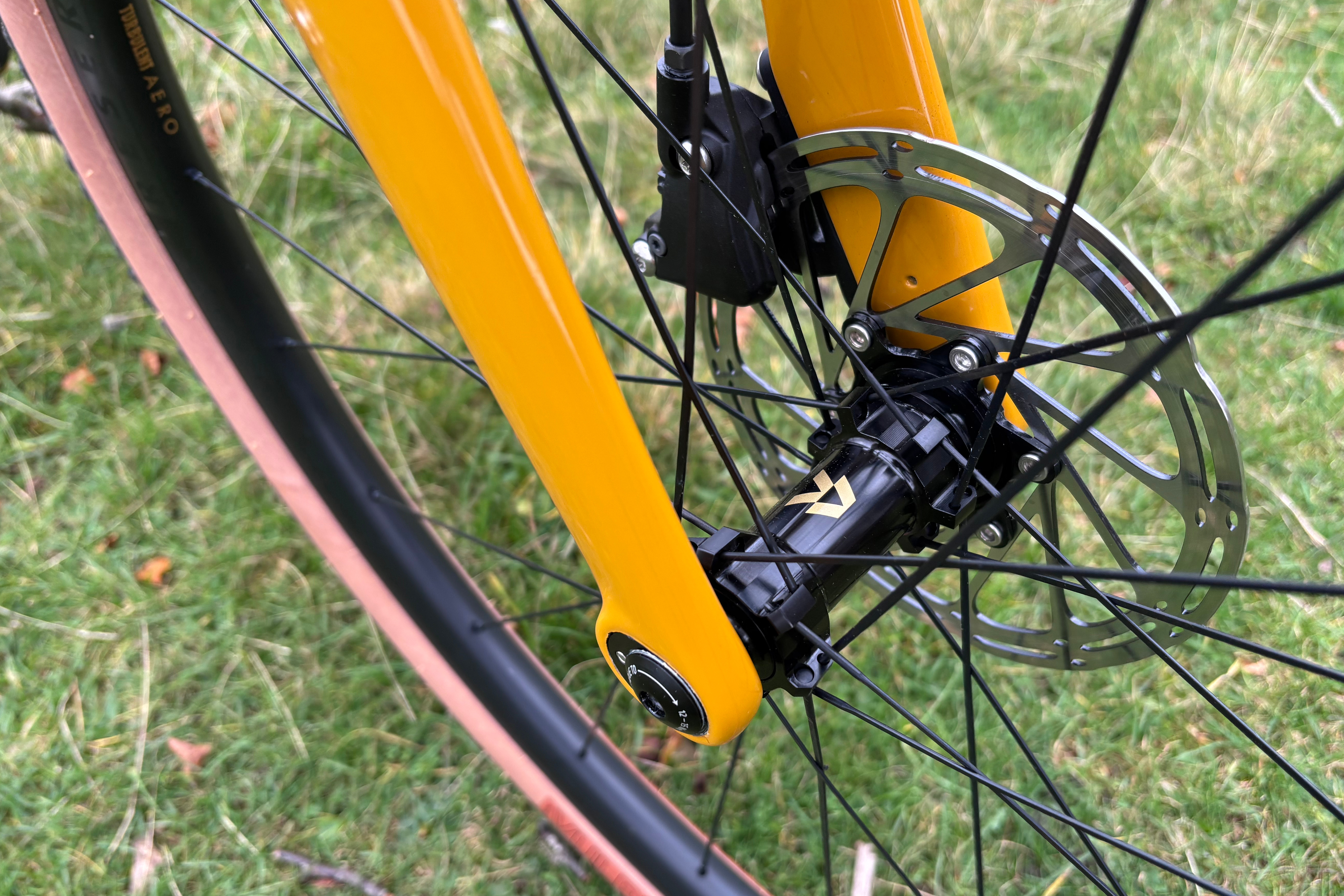 Detail of the Cervelo Aspero gravel bike