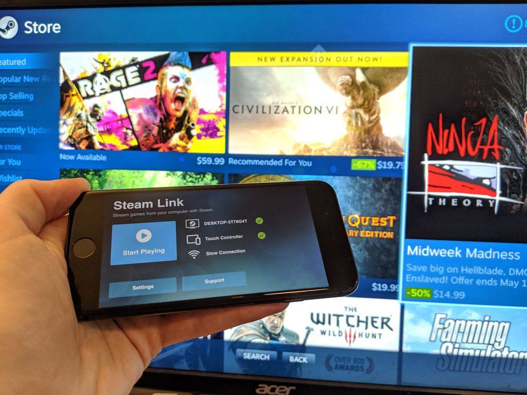 Steam remote play together как играть с 2 клавиатур