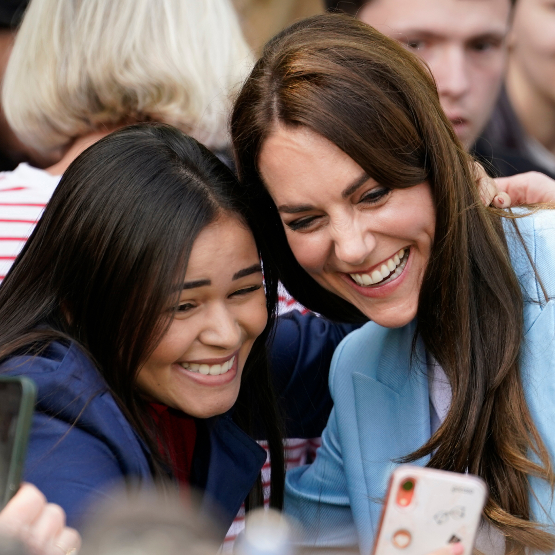 Princess Kate meeting people