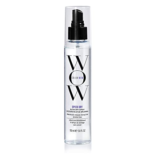 Color Wow Speed Dry Blow Dry Spray - Cut Blow Dry Time by 30% | Heat Protectant, Prevent Breakage | Cruelty-Free 
Gluten-Free