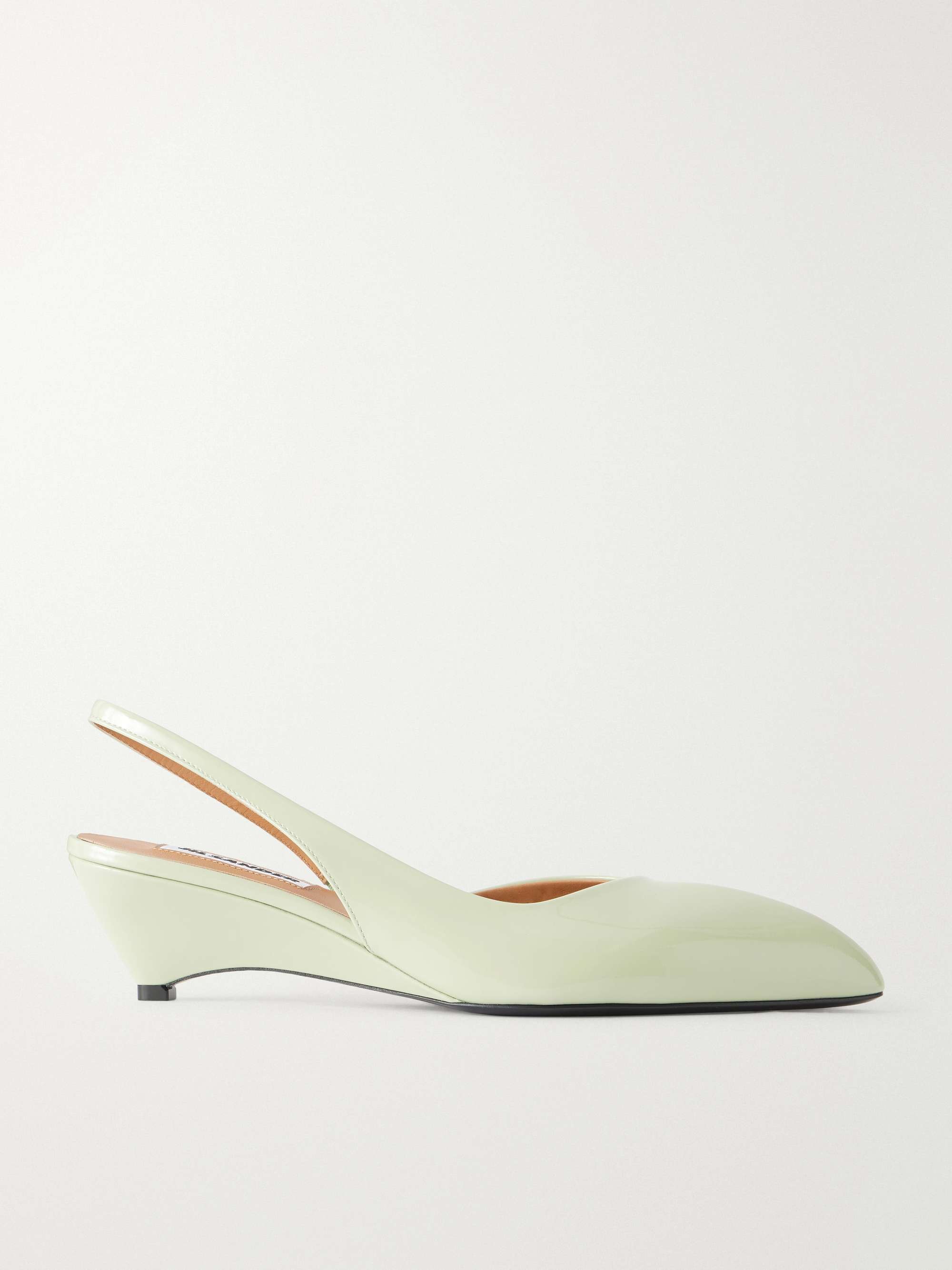 Arc Patent Leather Sandals