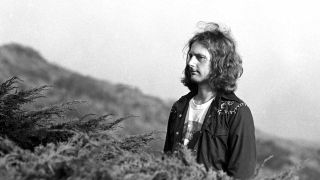 Roger McGuinn at home in Malibu, 1974