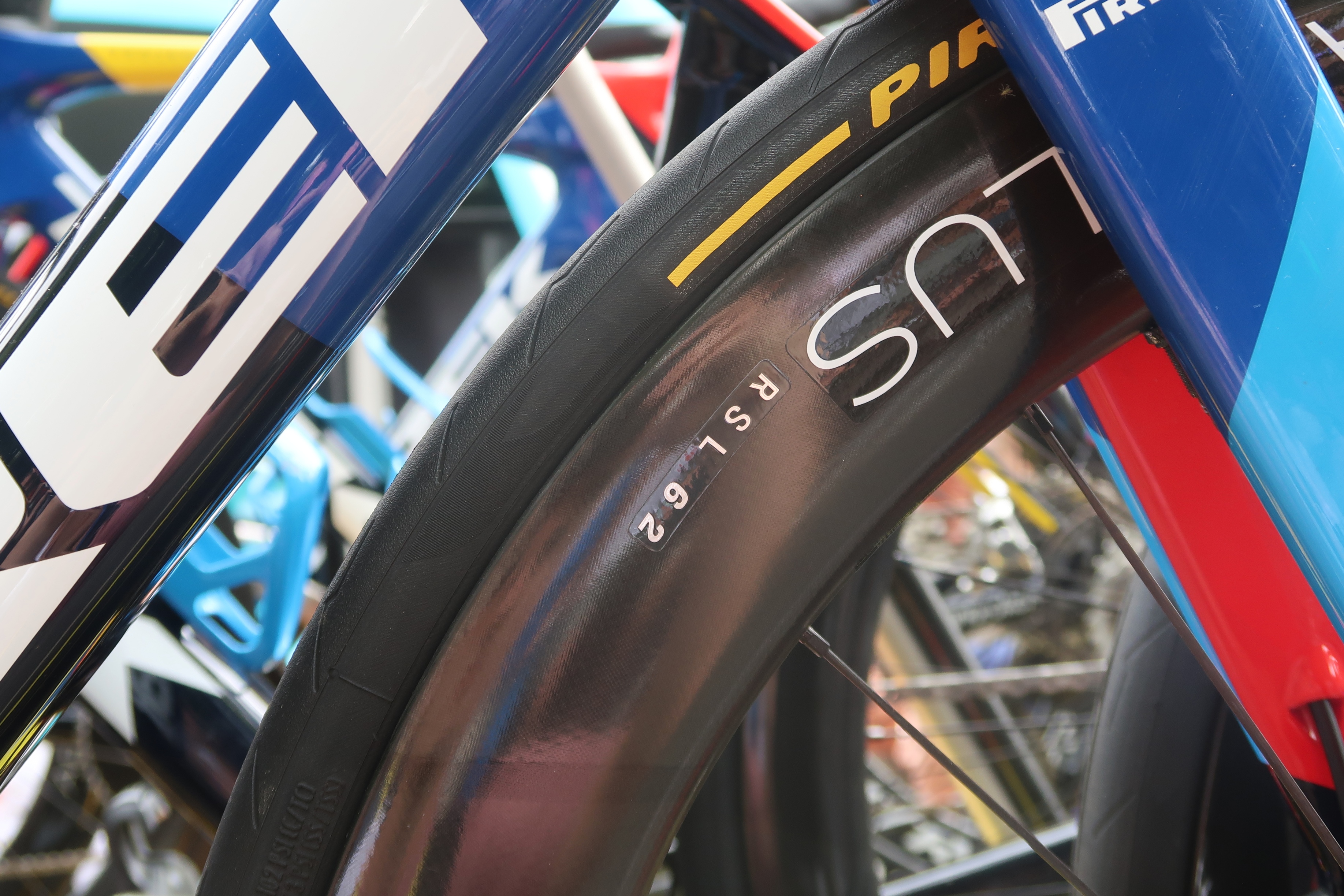62mm deep wheel on Lidl-Trek bike