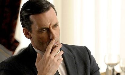 Jon Hamm as Don Draper.