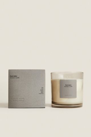 Zara Dark Amber Scented Candle