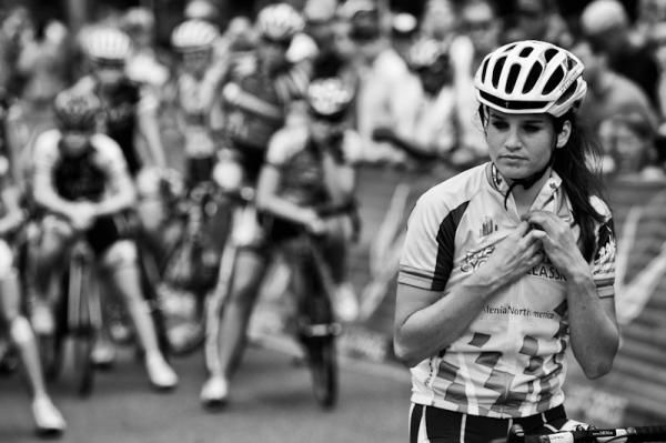Joelle Numainville (TIBCO) starting the day as the omnium leader.