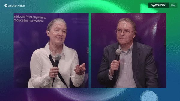 SCN's Mark J. Pescatore and SVC's Cynthia Wisehart talk top trends at NAB 2023. 