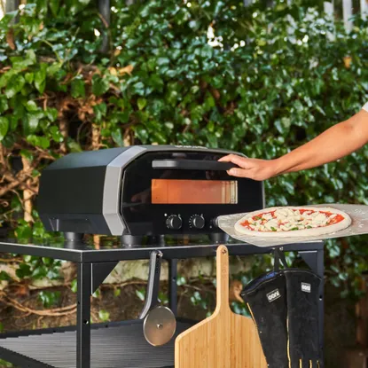 The Ooni Volt Indoor Outdoor pizza oven