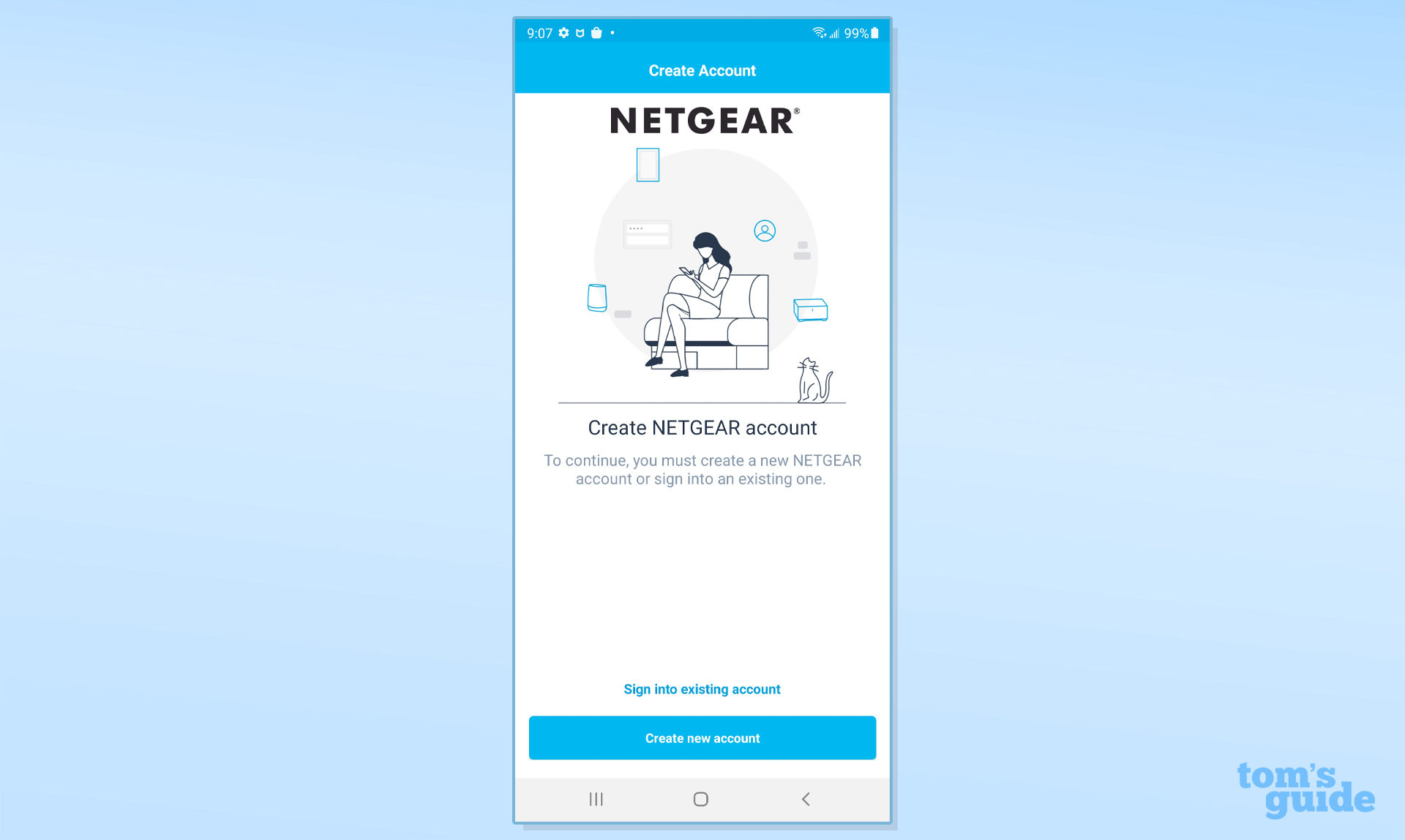 Netgear Orbi Wi-Fi 6E (RBKE963) account