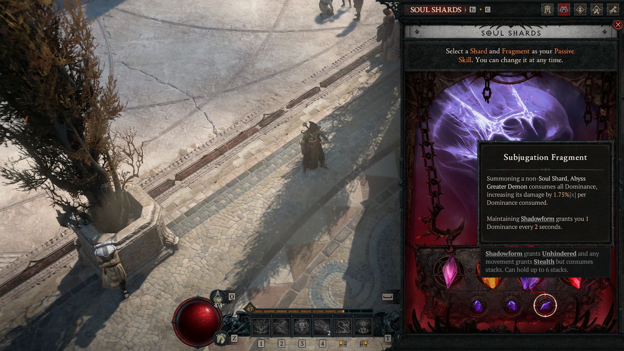 Diablo 4 Warlock build - Subjugation Fragment