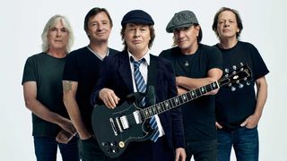 AC/DC 2020 (from left): Cliff Williams, Phil Rudd, Angus Young, Brian Johnson, Stevie Young 