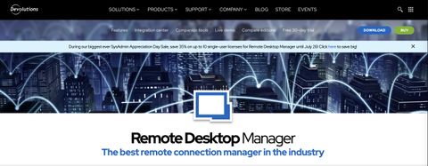 Remote Desktop Manager website