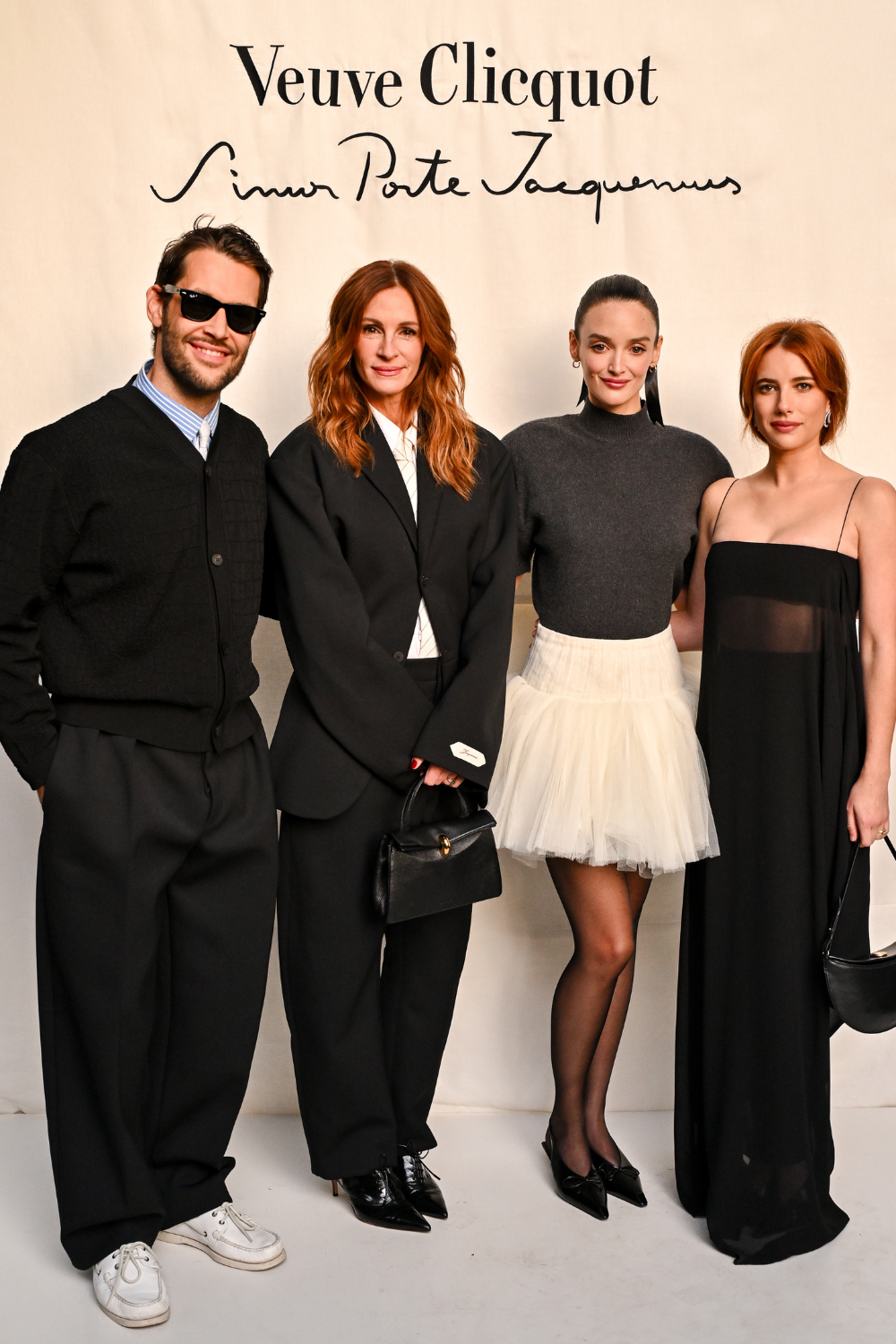 Jacquemus x Veuve Clicquot NYFW dinner - Simon Jacquemus, Julia Roberts, Charlotte Le Bon, Emma Roberts