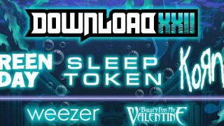 Cropped version of the 2025 Download festival poster