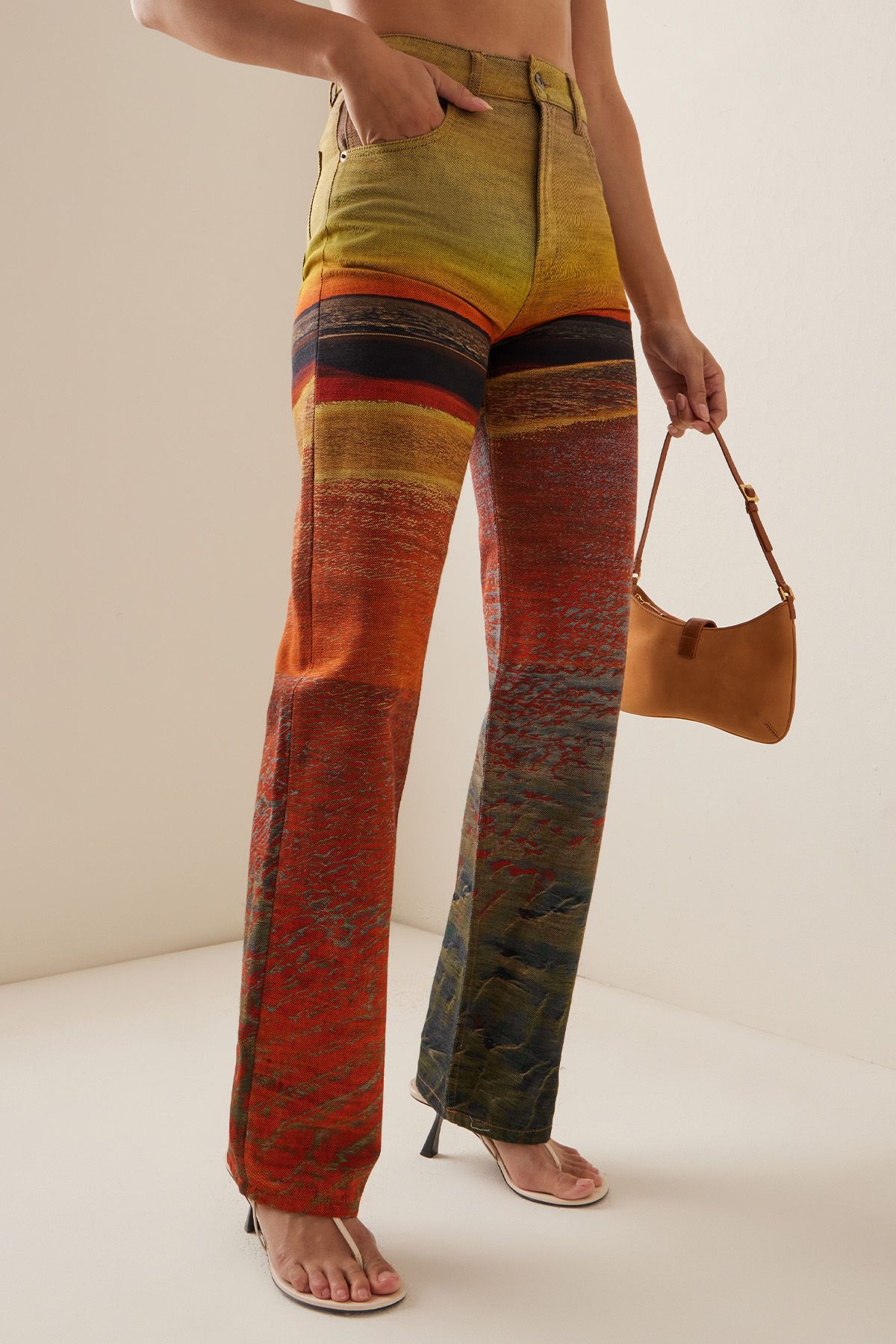 Louisa Ballou Voyage Rigid High-Rise Straight-Leg Jeans