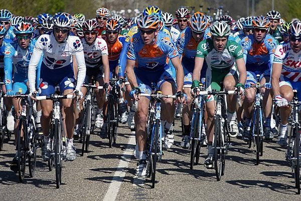 Slipstream was attentive as the peloton was 51 kilometres into the race.