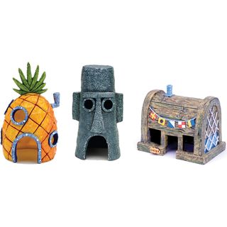 Penn-Plax Spongebob Squarepants Fish Tank Accessories