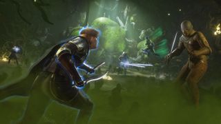 Dune characters fighting in testing stations