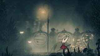 Hollow Knight: Silksong The Mist - Lamp post