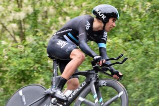 Mikel Landa on stage nine of the 2016 Giro d'Italia