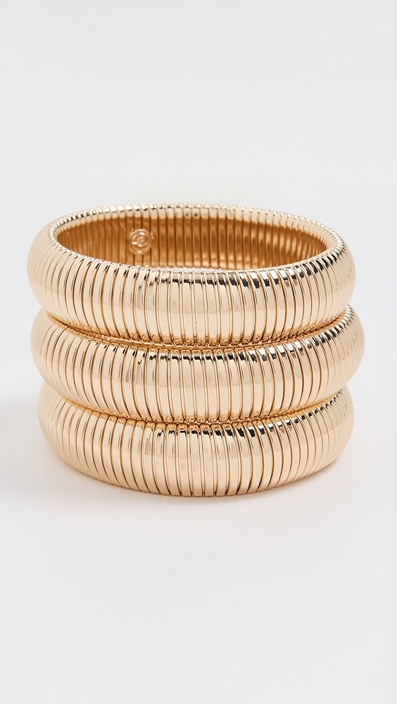 Ettika Flex Snake Chain Stretch Bracelet Set