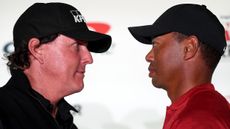 Phil Mickelson and Tiger Woods head-to-head