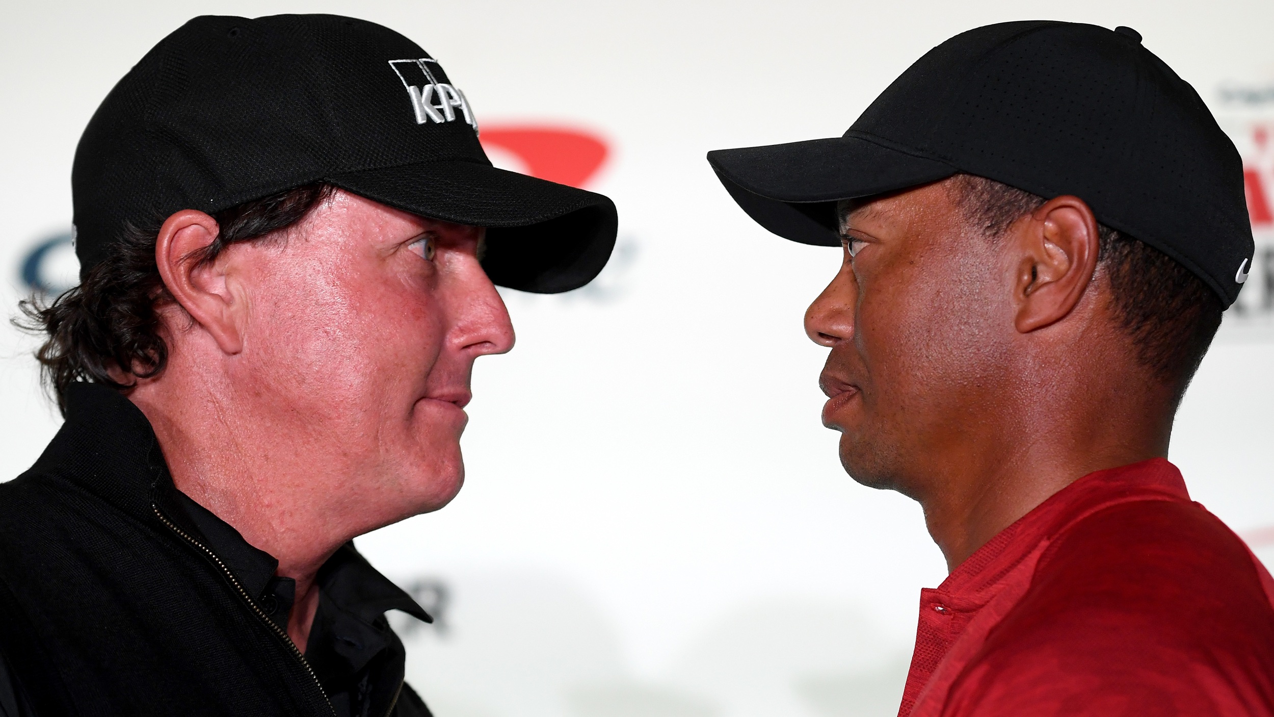 Phil Mickelson and Tiger Woods head-to-head