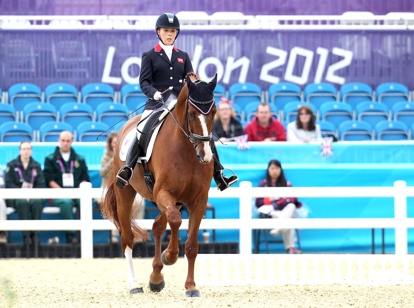 Sophie Wells and Pinnocho pictured at the London Paralympics in 2012.