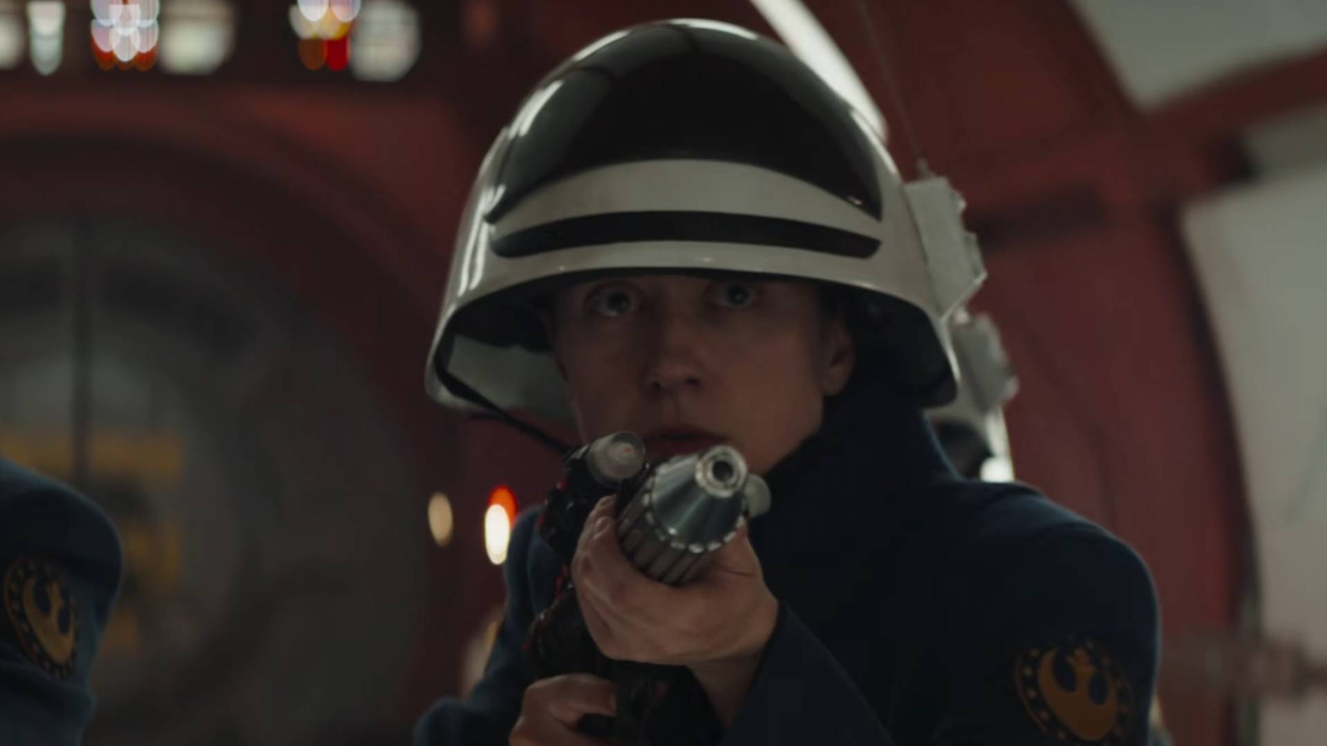 A Rebel Alliance soldier in Ahsoka season 2
