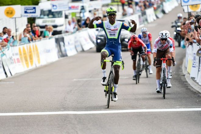 Biniam Girmay (Intermarché-Wanty-Gobert) wins the Classic Grand Besançon Doubs