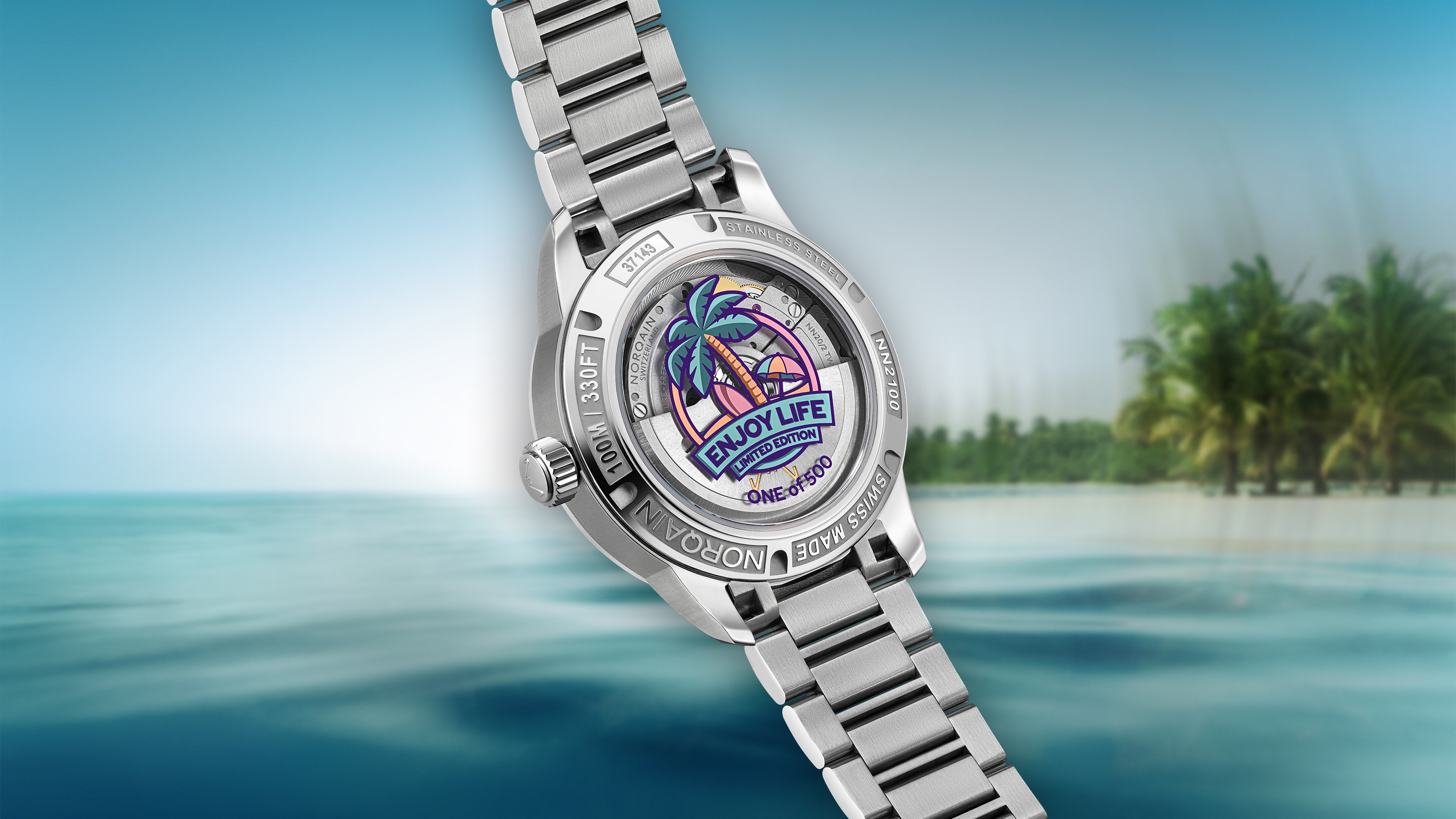 Norqain Freedom GMT Enjoy Life Holiday limited edition