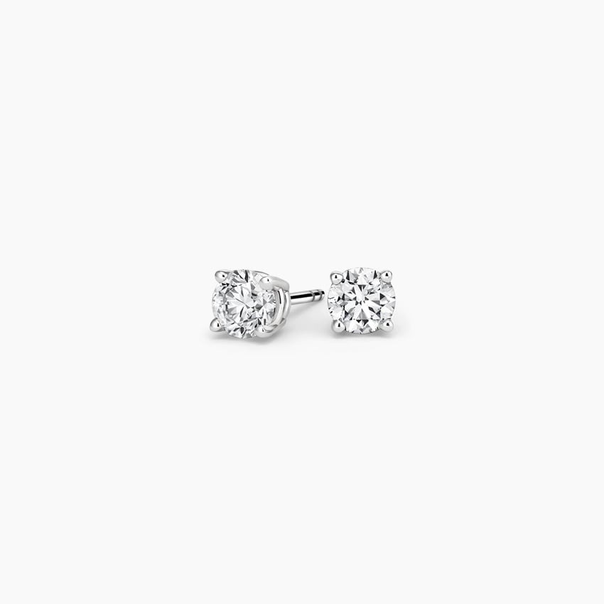 Brilliant Earth , Perfect 4-Prong Lab Diamond Stud Earrings (1/4 ct. tw.) in 18K White Gold