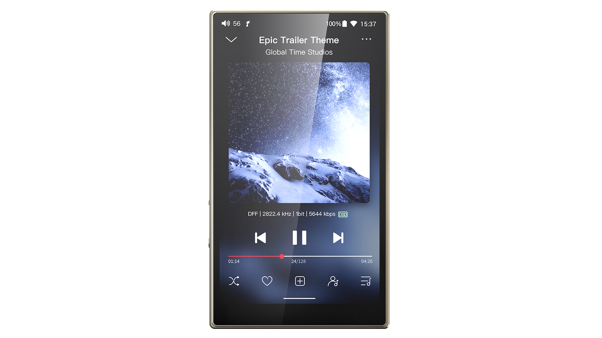 FiiO M21 media player on white background