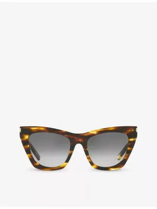Sl214 Kate Cat-Eye-Frame Acetate Sunglasses