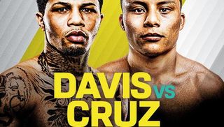 Gervonta Davis vs Isaac Cruz promotional poster