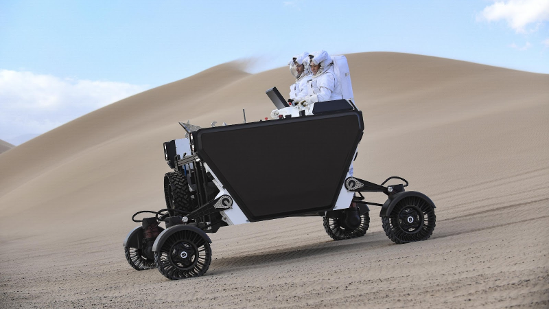 The Flexible Logistics and Exploration (FLEX) rover by Venturi Astrolab.