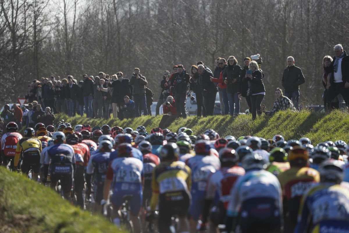 Omloop Het Nieuwsblad 2022 77th Edition Gent Ninove 2042 km 26022022 Scenery photo Dion KerckhoffsCVSprintCyclingAgency2022