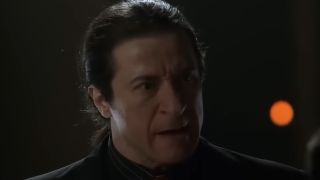 Furio looking furious in a close up in The Sopranos.