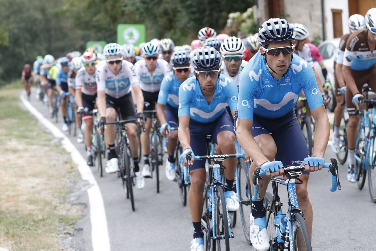 Movistar in the lead on stage 11