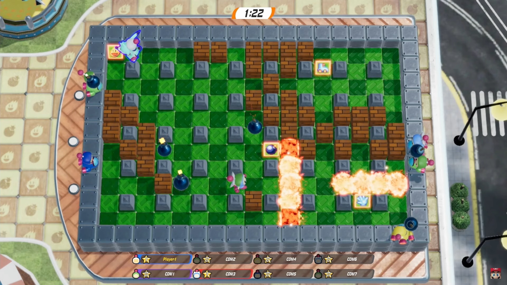a screenshot of Super Bomberman R 2