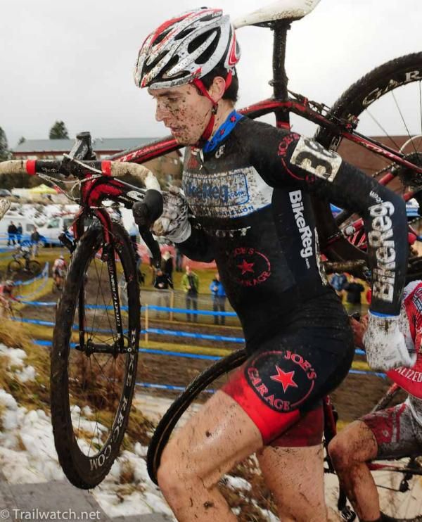 Jerome Townsend (Bikereg.com) moved up to third with a couple laps to go