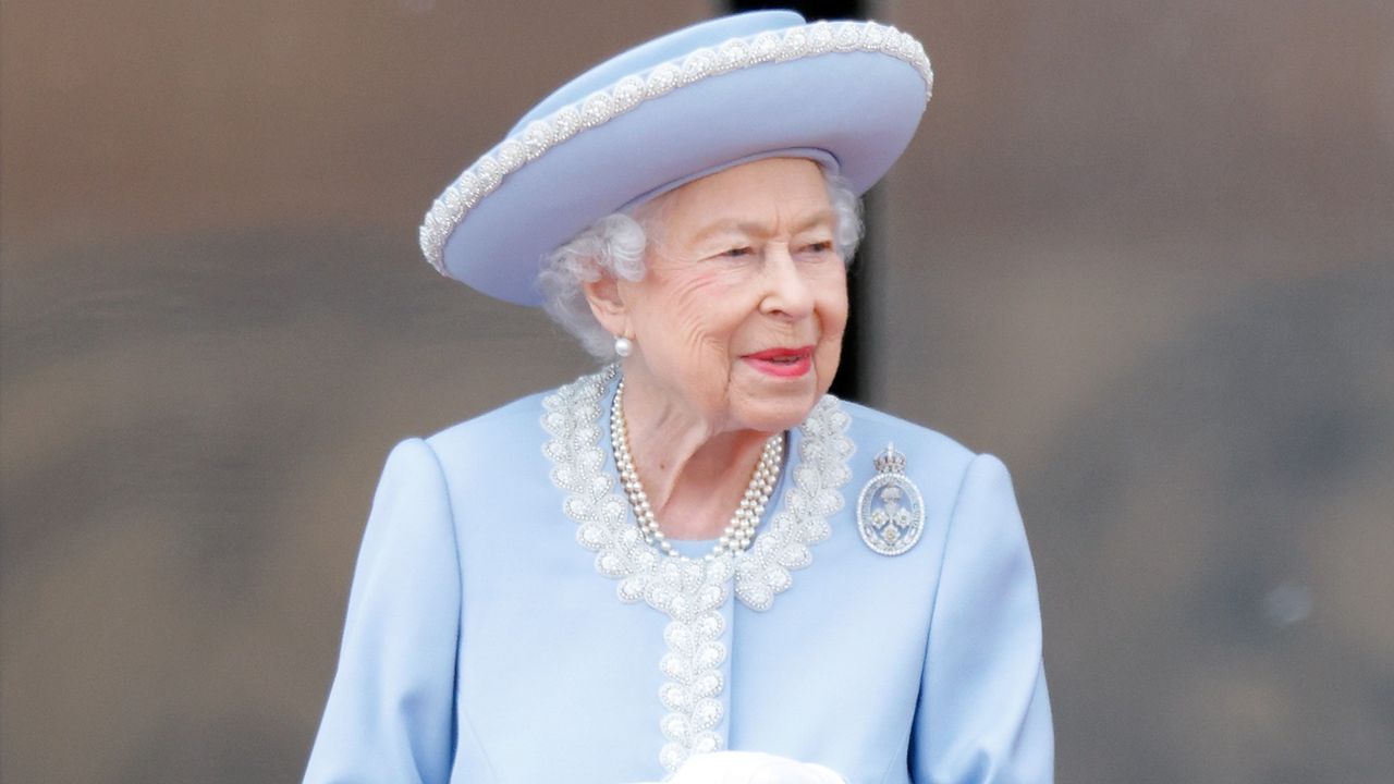 Queen sparked debate with her throwback post, seen here on the balcony of Buckingham Palace during Trooping the Colour 