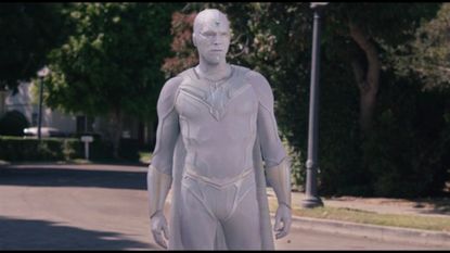 The white Vision from WandaVision