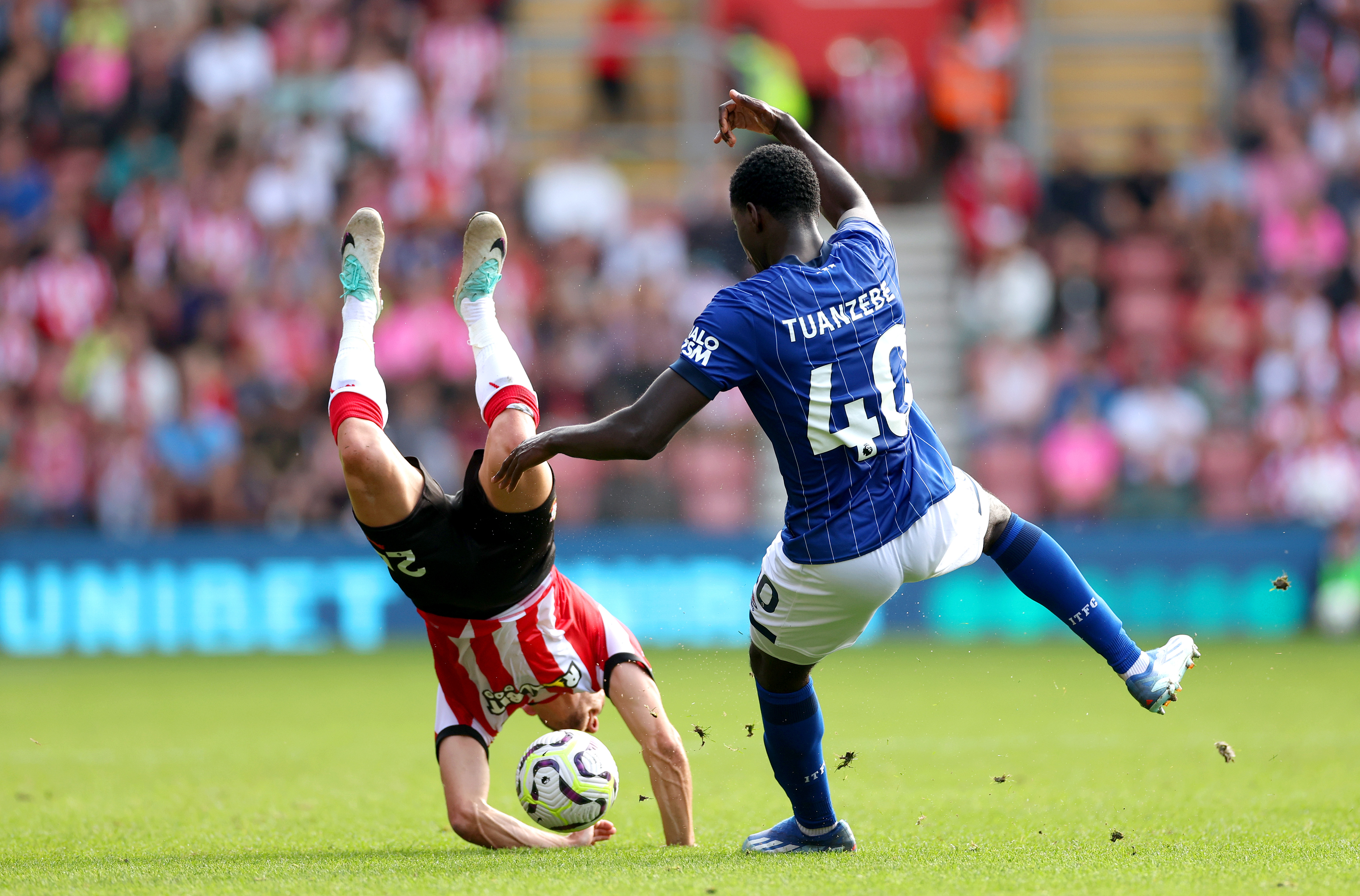 Axel Tuanzebe of Ipswich Town