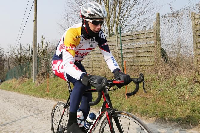 Lars Bak (Lotto Belisol) is a perennial Classics contender, always keen to be in the breakaway