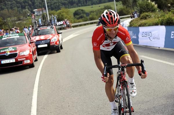 Sergio Paulinho (RadioShack) attacked the break in search of a solo victory, but was caught 2.5km from the finish.